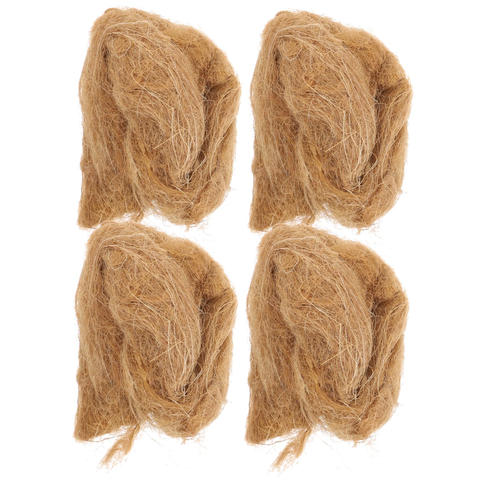 UPKOCH 5 Ensembles Allume Naturel Jute pour Camping Accessoire De Survie Extérieur Outils Pratiques pour Plein Air 4 Pièces * 5
