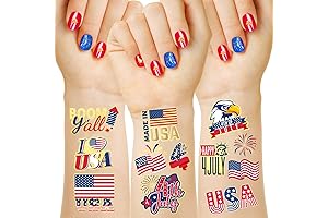 70PCS 4th of July Temporary Tattoos
