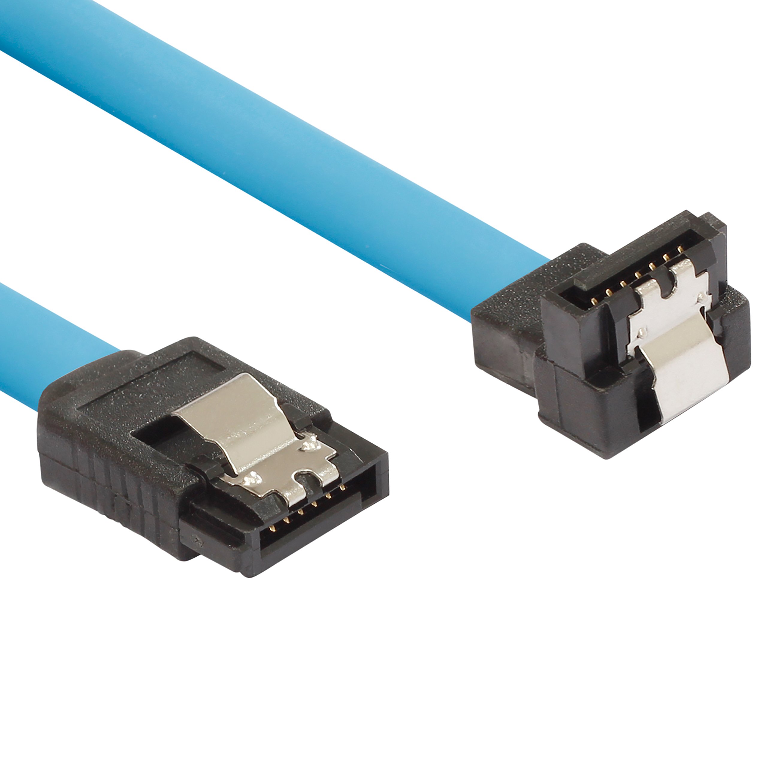 Cavo SATA 6 Gb/s con fermo di sicurezza Angolato 0,5 m