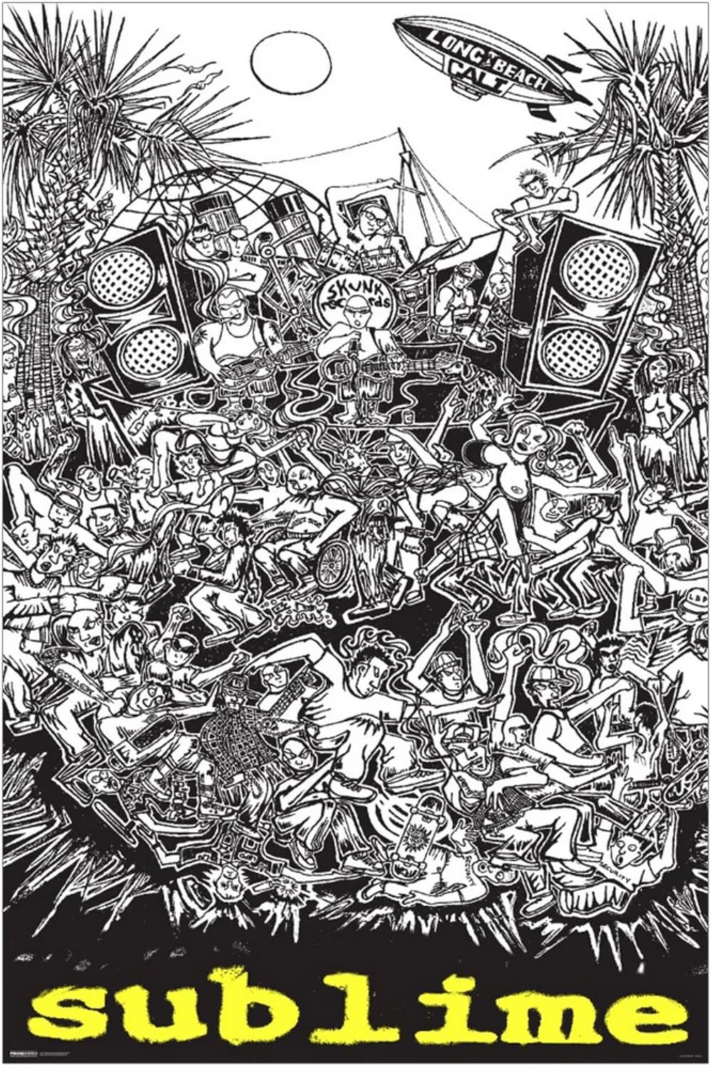 Amazon.com: BUY ART FOR LESS Officially Licensed Sublime - Cartoon