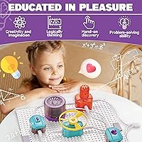 Vista 4 de SMILESSKIDDO Placa de Circuito para Niños, Kit de Exploración Electrónica DIY de 45 PIEZAS con Más de 100 Proyectos, Experimentos de Ciencias