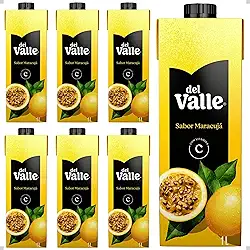 Pack Del Valle Suco de Maracujá 1L - 6 unidades