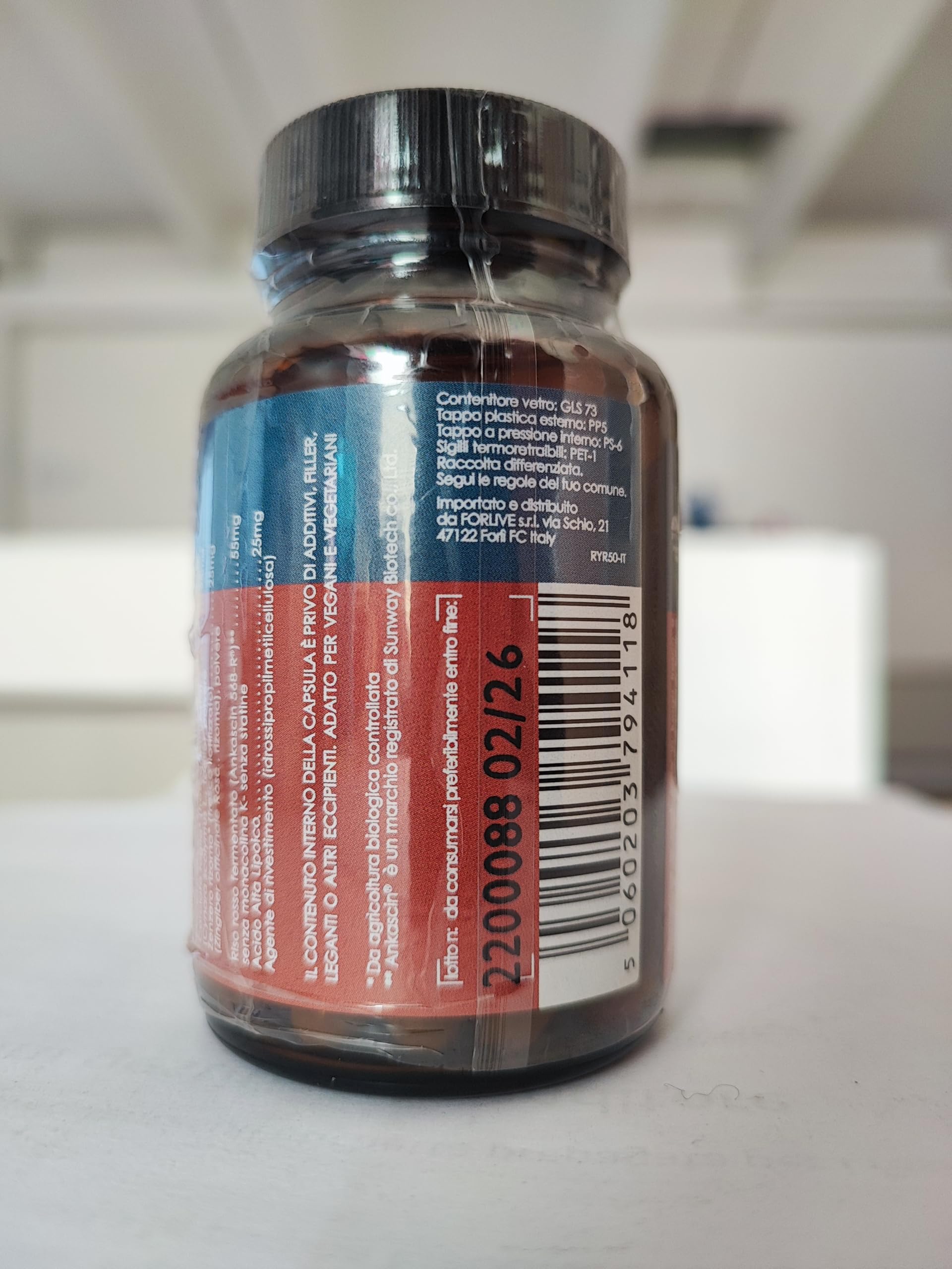 TERRANOVA RISO ROSSO FERMENTATO COMPLEX 50 CPS