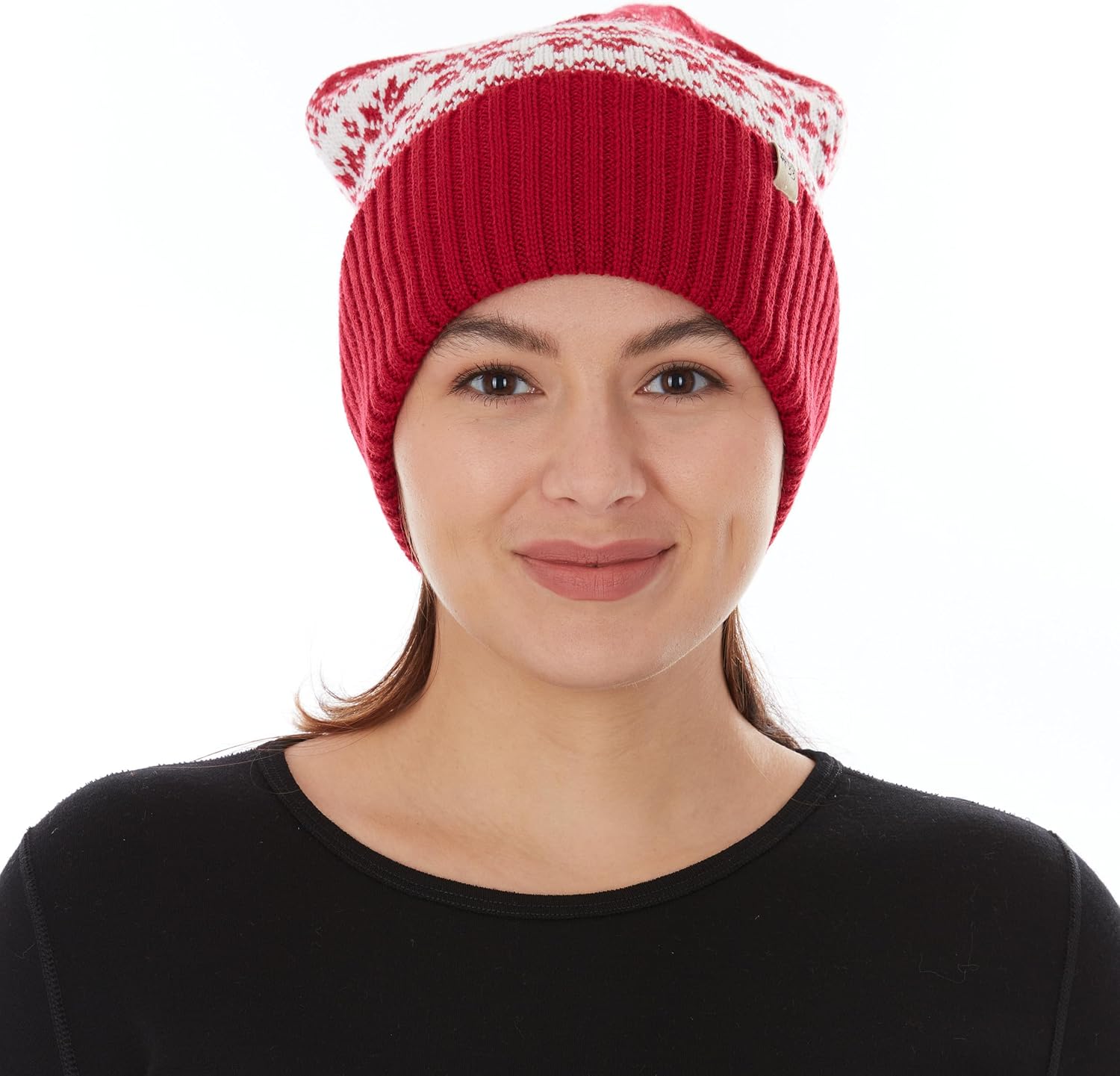100% Merino Wool - Midweight Everyday Knit Cuff Beanie - Warm Winter Hat - Image 4