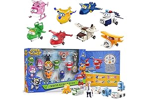 15 Packs Super Wings Jet Transformer Toys for Kids