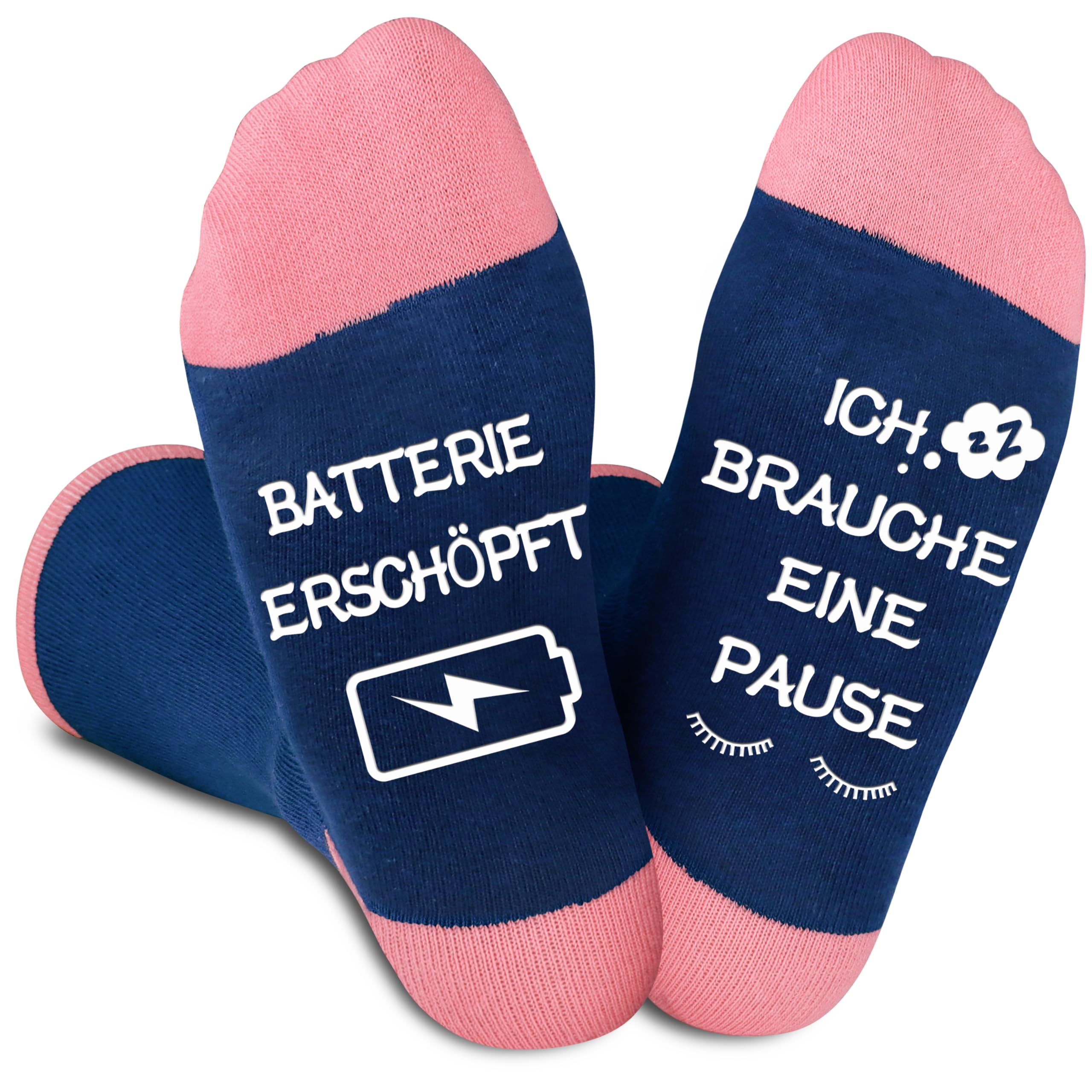 Jeasona Lustige Socken Damen Rutschfest Baumwolle Geschenke für Frauen Socken Damen Rutschfest Baumwolle Geschenke
