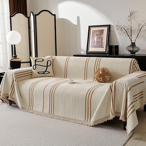 Miniatura 1 de Fundas antideslizantes bohemias para sofá de felpilla de 3 cojines, protector de sofá para perros y mascotas, lavable, antideslizante, funda de sofá