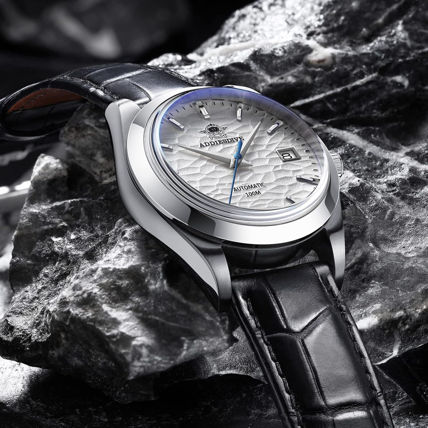 ADDIESDIVE Orologio da Pilota Automatico Classico da Uomo 200 Metri Impermeabile 39mm Orologio in Acciaio Inossidabile Movimento NH35A AD2118 (Quadrante Bianco) ADDIESDIVE Orologio da Pilota Automatico Classico da Uomo 200 Metri Impermeabile 39mm Orologio in Acciaio Inossidabile Movimento NH35A AD2118 (Quadrante Bianco)