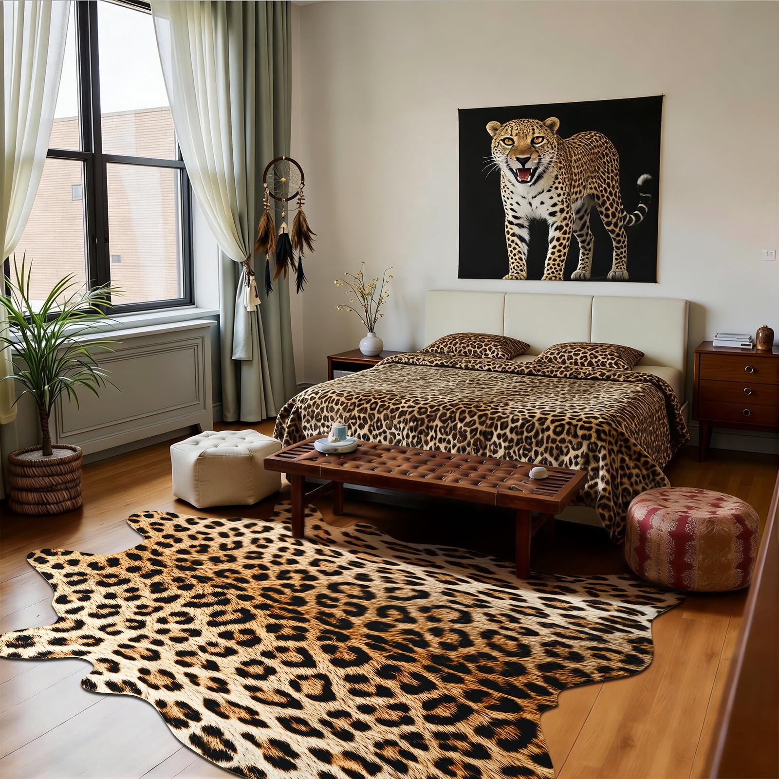 HOMORE Leopard Rug