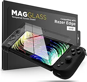 magglass Pacote com 2 películas protetoras de tela para Razer Edge, vidro temperado UHD (console de jogos portátil Android)