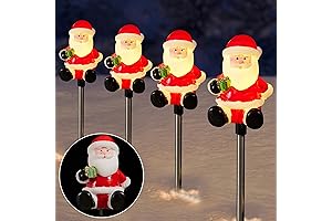 BlcTec Christmas Santa Claus String Lights: Festive Festive and Versatile Outdoor Decorations
