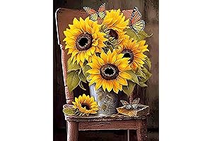 DIY Diamond Art: Bring Sunflowers and Butterflies into Your Home