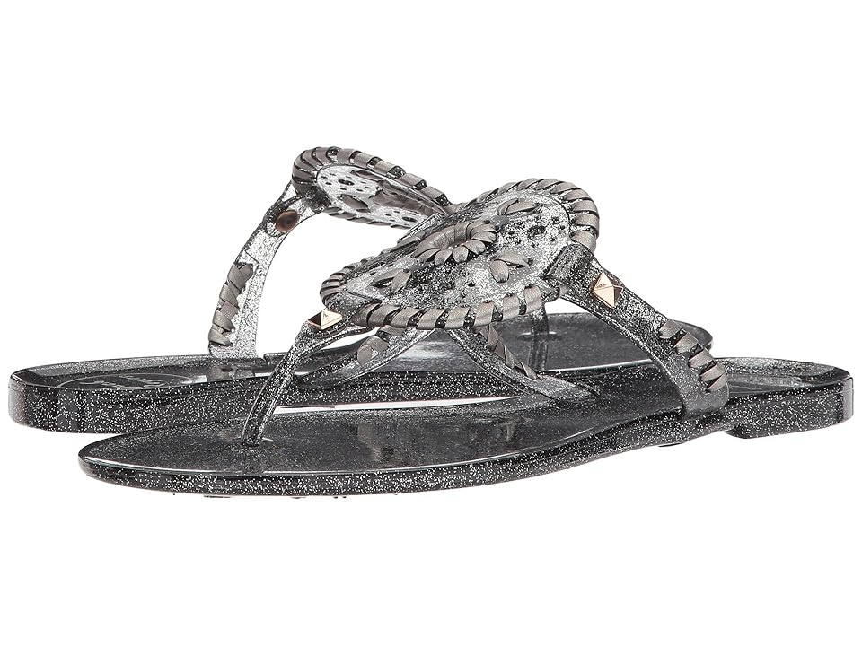 

Jack Rogers Sparkle Georgica Jelly (Black) Women's Sandals