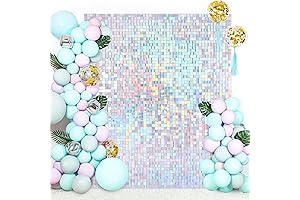 24-Pack Iridescent Shimmer Wall Backdrop for Captivating Events