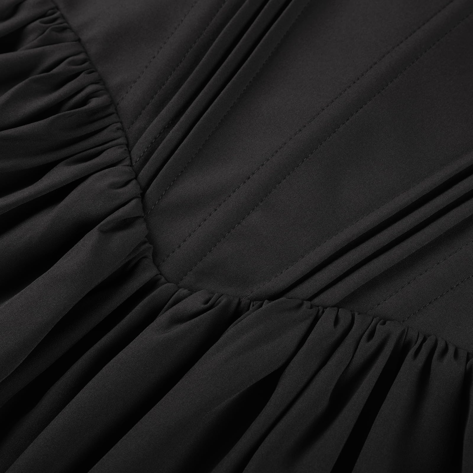 SCARLET DARKNESS Damen Sommer Viktorianisch Spaghetti Korsett Minikleid | Quadratischer Ausschnitt, Hohe Taille Corsagenkleid, A Line Party Abendkleid