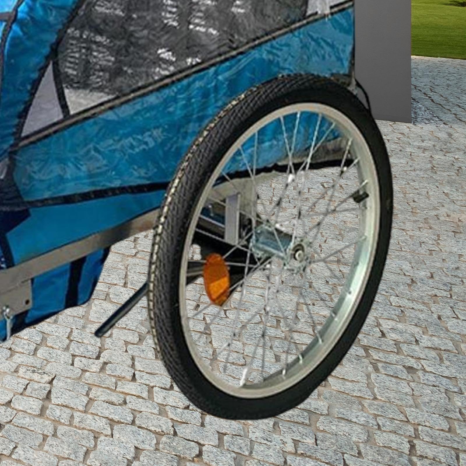 Anhängerrad Ersatz großartige Traktion Austauschbar einfach Installation Support Fahrradfahrradanhängerkomponenten Ersatzrad