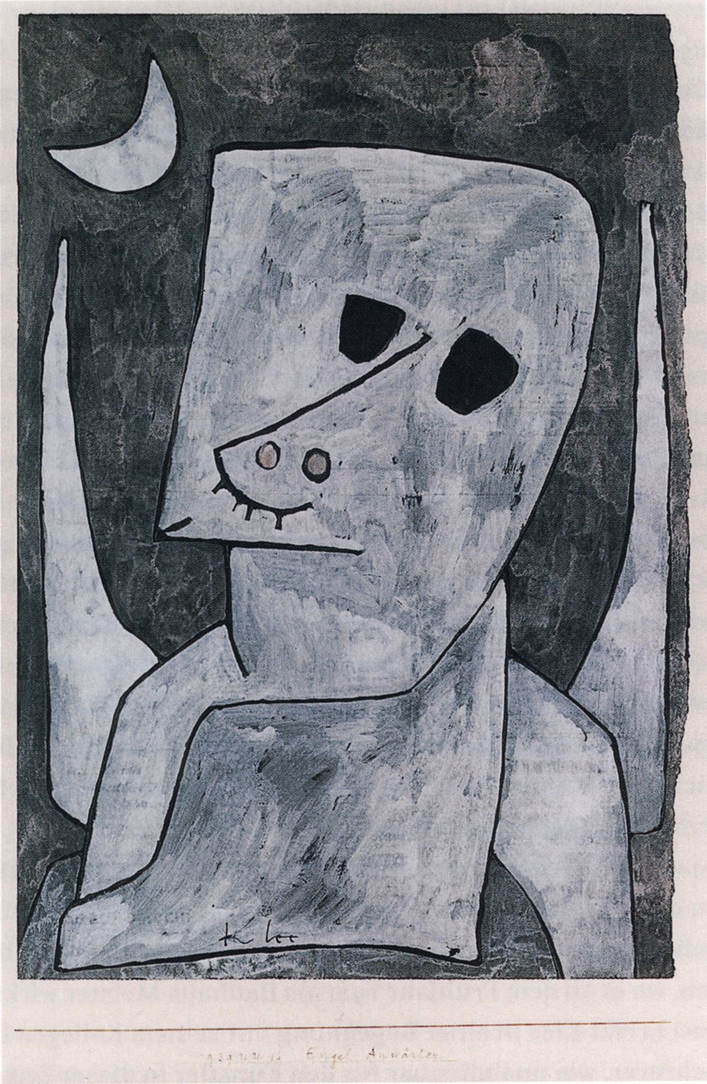 Affiche Paul Klee Engel Medium - Décoration murale artistique en impression mate