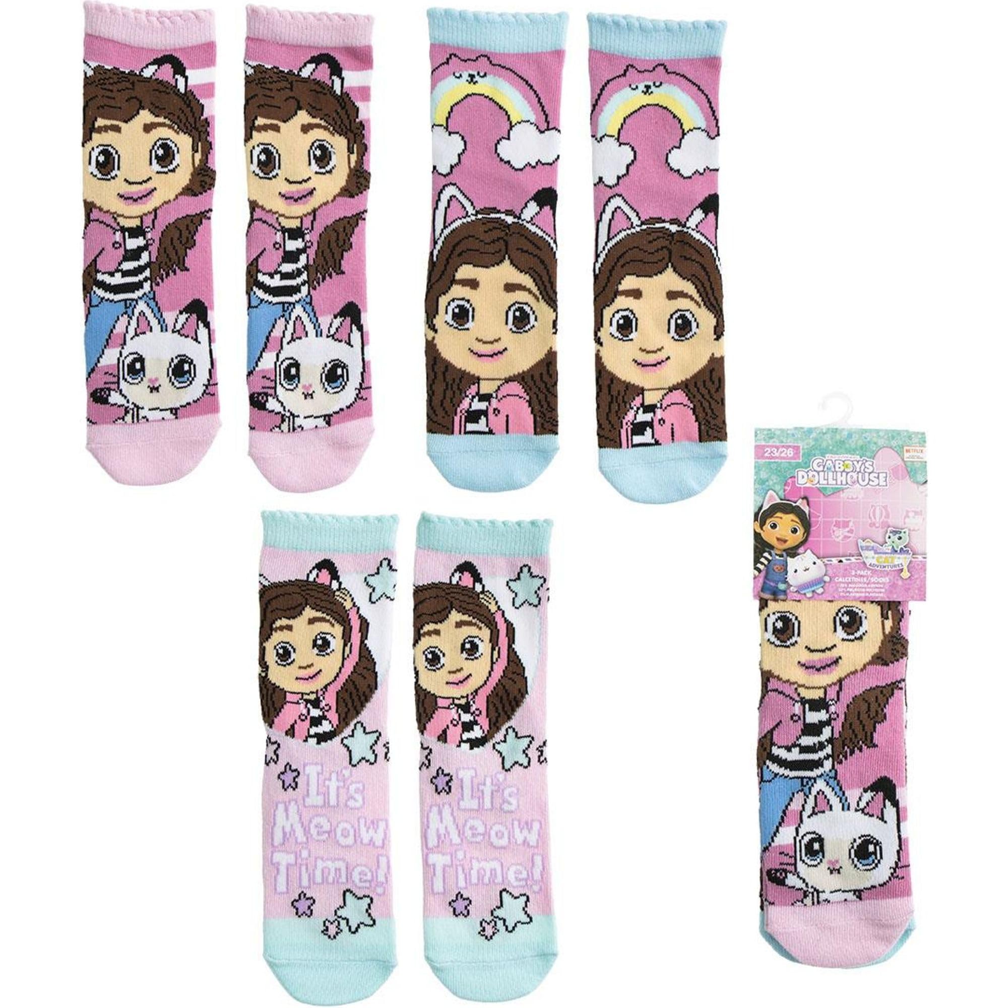 CERDÁ LIFE'S LITTLE MOMENTS Unisex Kid's Calcetines Gabby's Dollhouse Socks, Multicoloured, 27-30