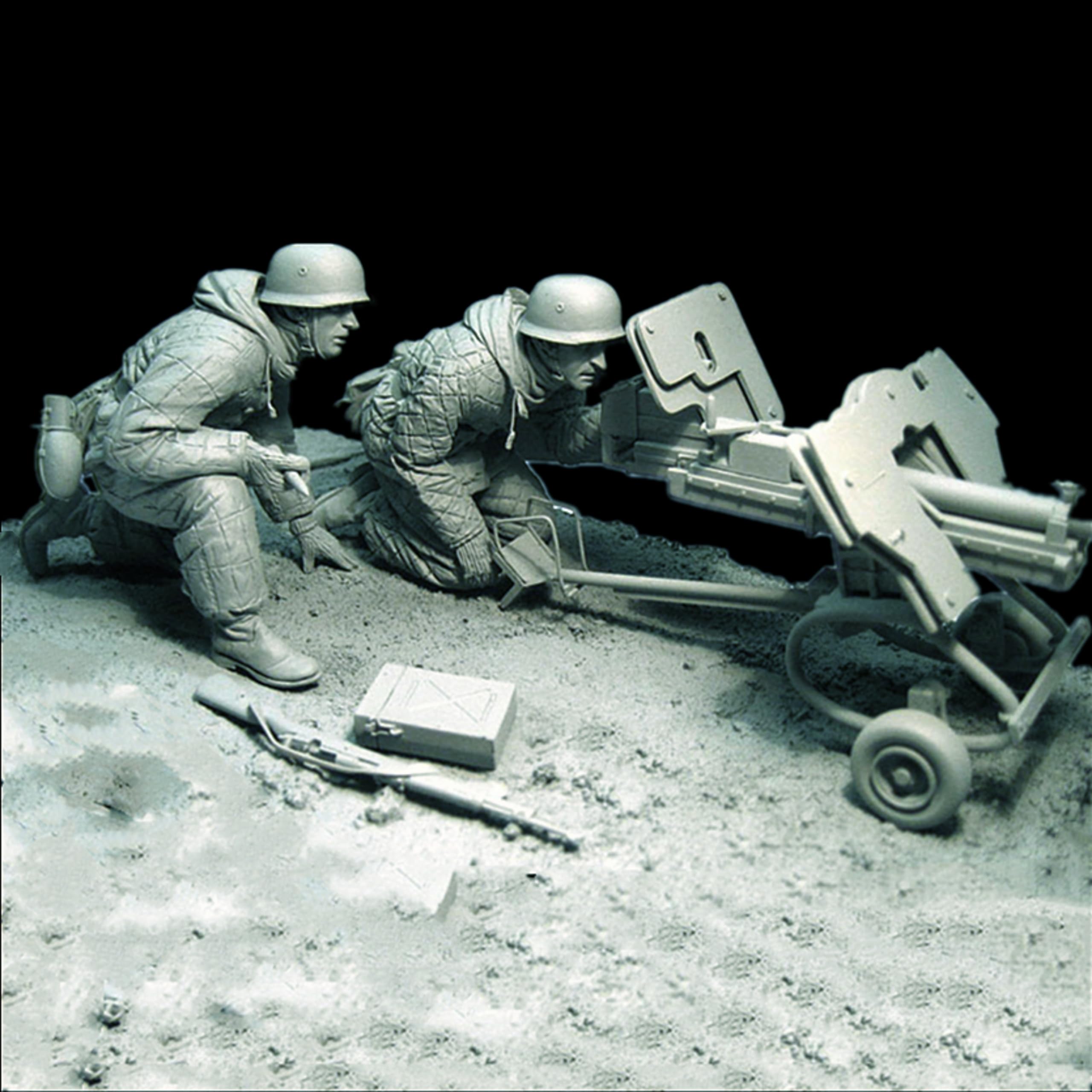 1/16 Resin Soldier Model Kit WW2 Soldato tedesco Modello in resina non verniciato e non assemblato (senza base) (hg2N-4)