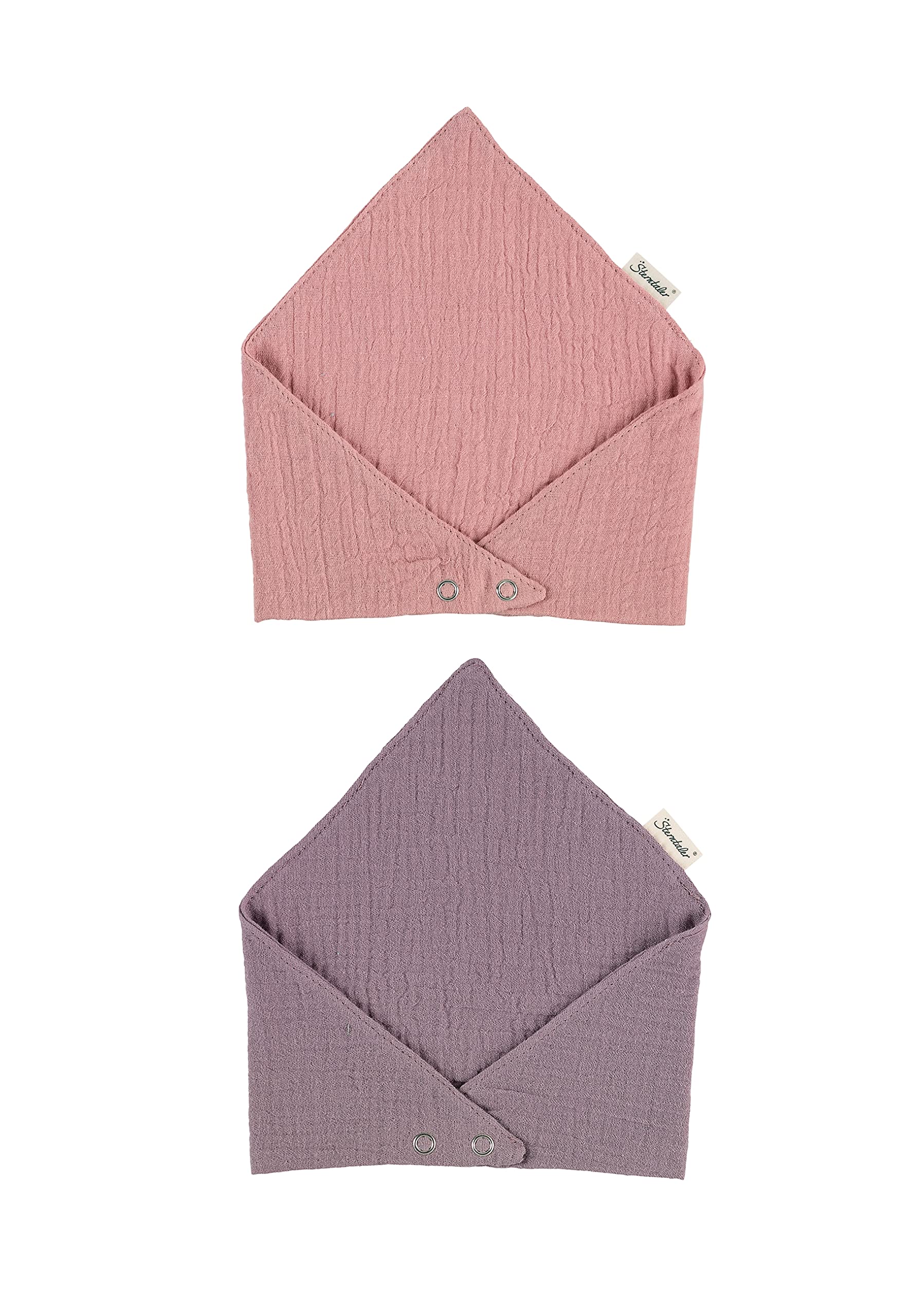 Sterntaler Foulard In Mussola, Confezione Doppia Foulard Unisex - Bambini e ragazzi