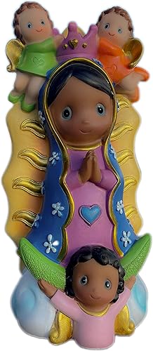 Cara de bebé Virgen María Católica Virgen De Guadalupe de 8" de alto