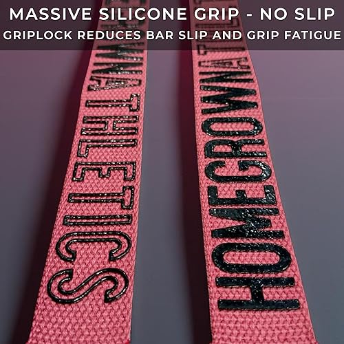 Miniatura 2 de ROTK - Correas de levantamiento de pesas para hombres de 22 pulgadas acolchadas para levantamiento de pesas y correas de gimnasio para hombres