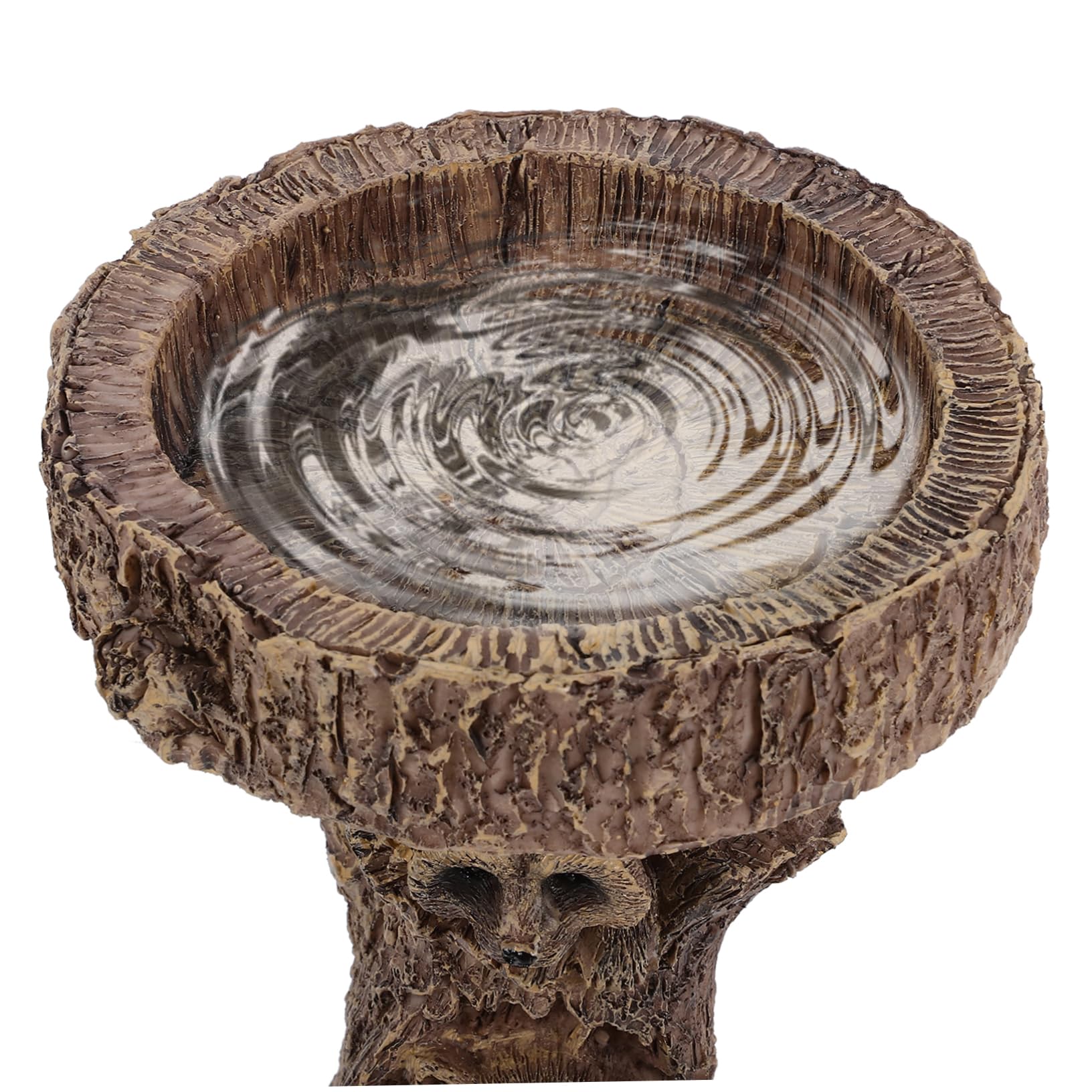 SUPVOX Bagni per Uccelli in Resina Decorazioni da Giardino Mangiatoie per Uccelli da Esterno da Giardino Accessori per Laghetti