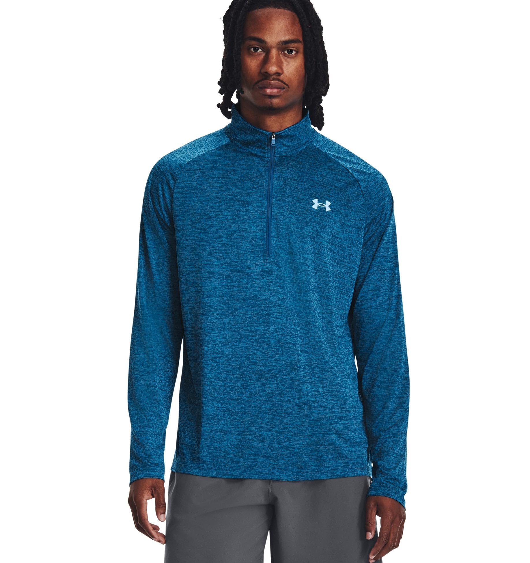 T-Shirt Under Armour Tech 2.0 demi-zip anti-transpiration - 7