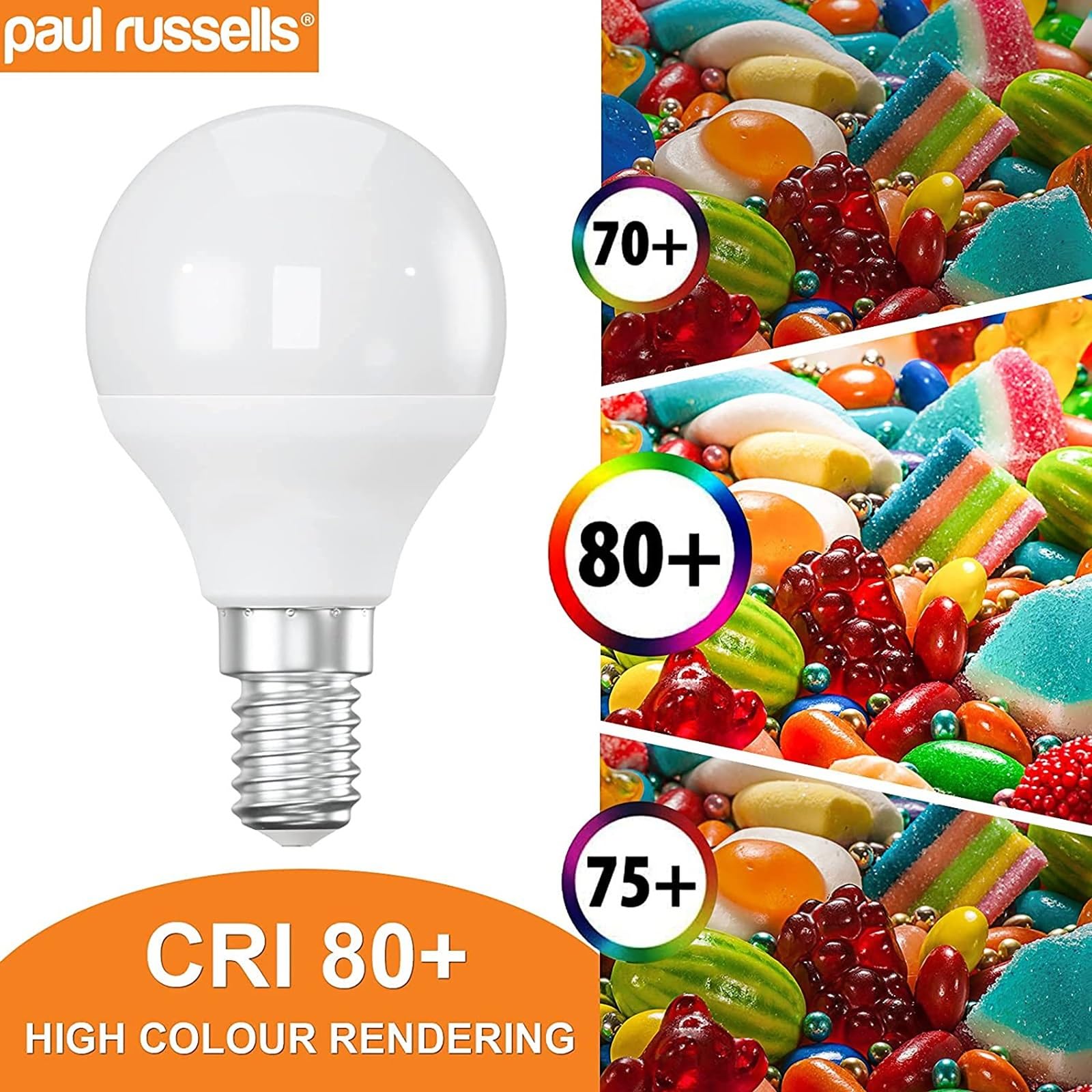 Pack de 20 Bombilla Led E14 Luz Cálida 3000K No Regulable 3W (Equivalente 30W) 240 Lúmenes Sin Parpadeo Casquillo Edison Pequeño Para Lámparas de Techo y Pared(Warm White 2700K,5W)