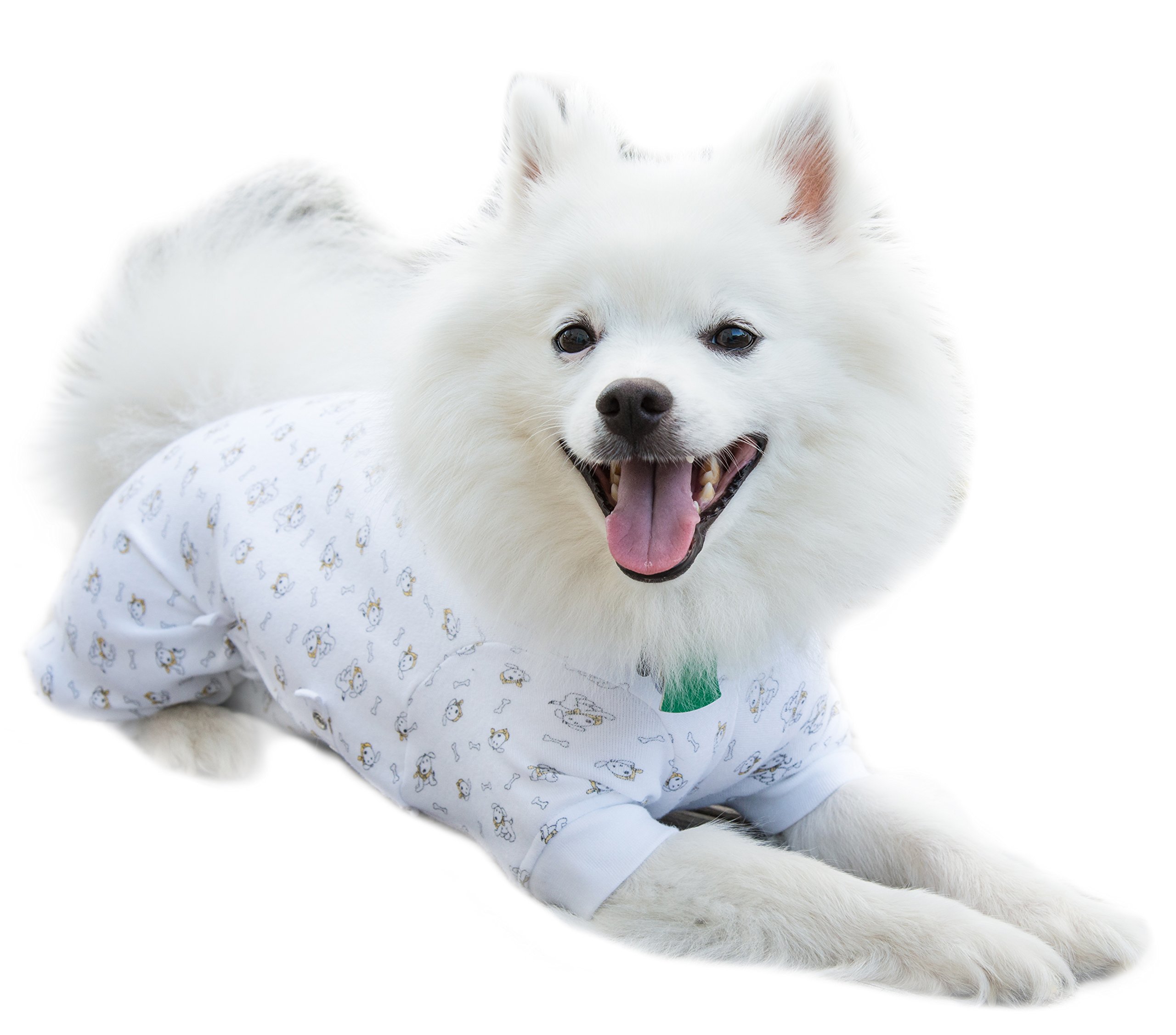 Cover Me by Tui Adjustable Fit Puppy Print Pullover with Long Sleeve for Pets, Small