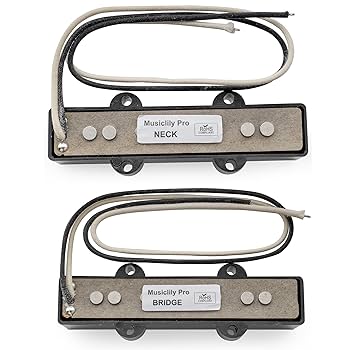 ベースピックアップ(ジャズベース用　ネック、ブリッジ2コセット) ベースピックアップ(ジャズベース用 ネック、ブリッジ2コセット