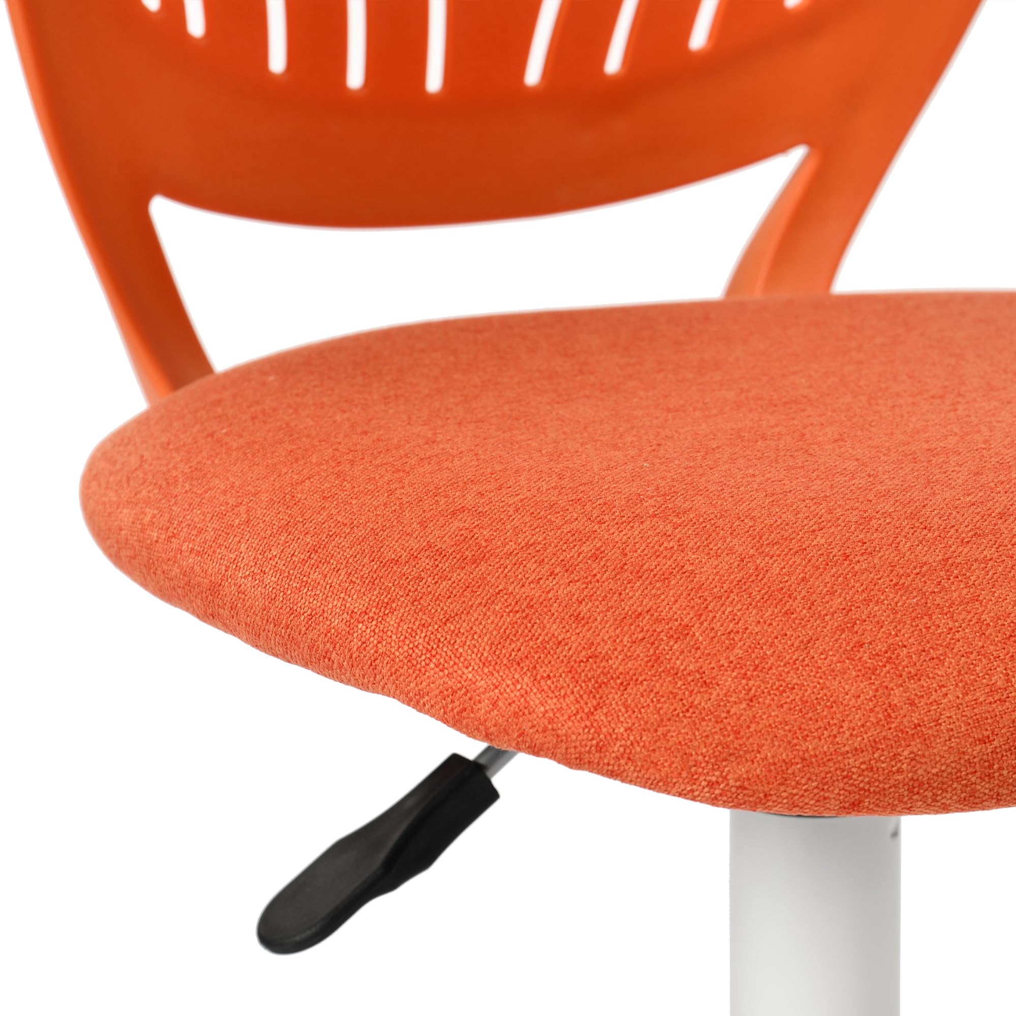 Chaise de Classe Compacte Ergonomique pour Enfants, Dossier en Maille Respirante, Hauteur Réglable, Citrus