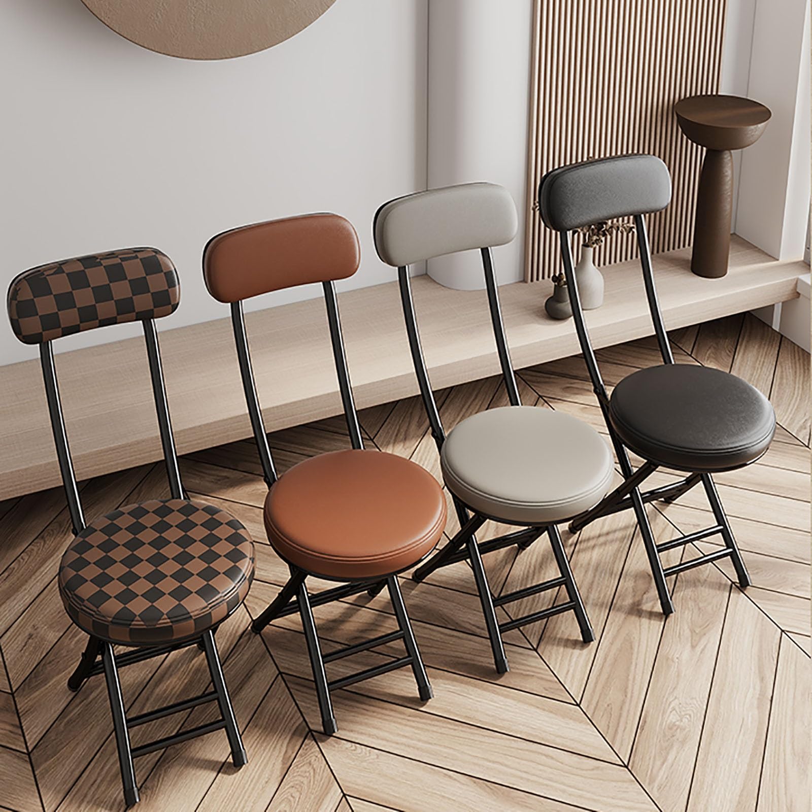 Amazon.com: zxhrybh Folding Chair，Round Fold Chair with