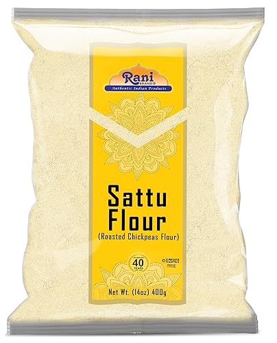 Miniatura 9 de Harina Rani Sattu Gramo de chana tostado 28 oz 800 g  natural libre de sal  vegano  Sin colores  Sin gluten  NO OGM  Origen indio