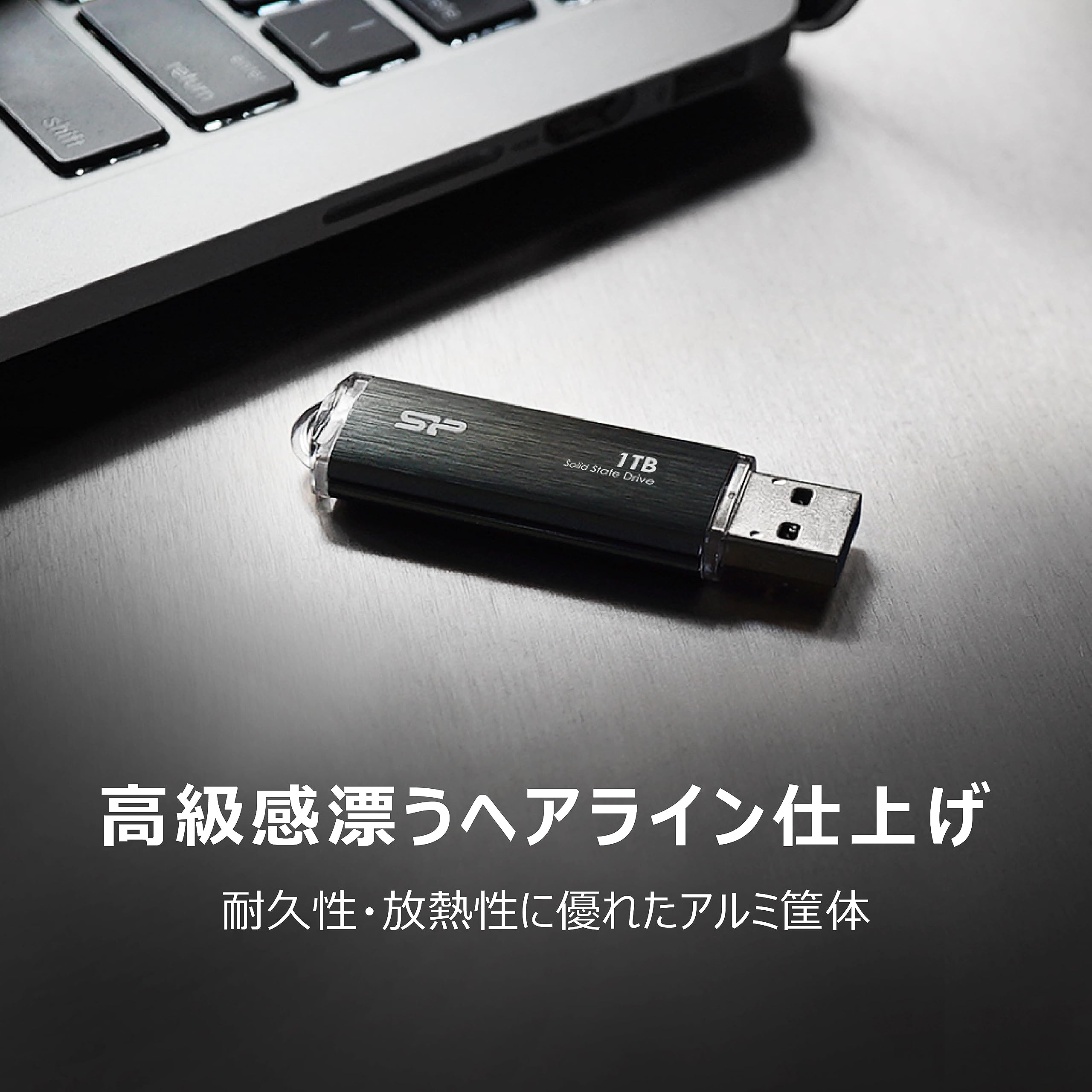 シリコンパワー ポータブルSSD 外付け 250GB 超小型 超高速 最大読込1000MB/S 最大書込700MB/S コンパクト PS5/PS4対応 TV録画対応 USB3.2Gen2 SPA250GPSM80G Silicon Power 250GB Portable SSD, USB 3.2 Gen 2, with Type-C and