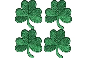 Embroidered Clover Patches - Your Good Luck Charm on Any Occasion