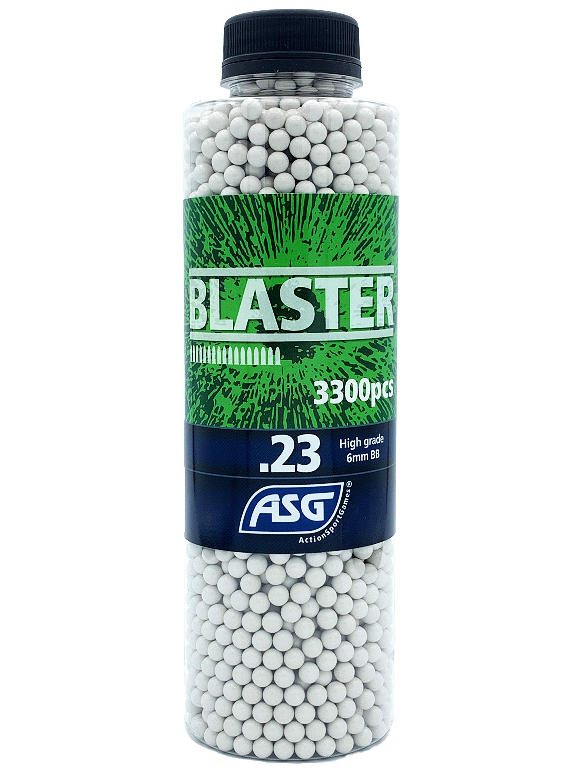 Blaster 6mm Airsoft BBs - Bottle of 3300pcs - High Grade (+/- 0.03mm tolerance) BBs