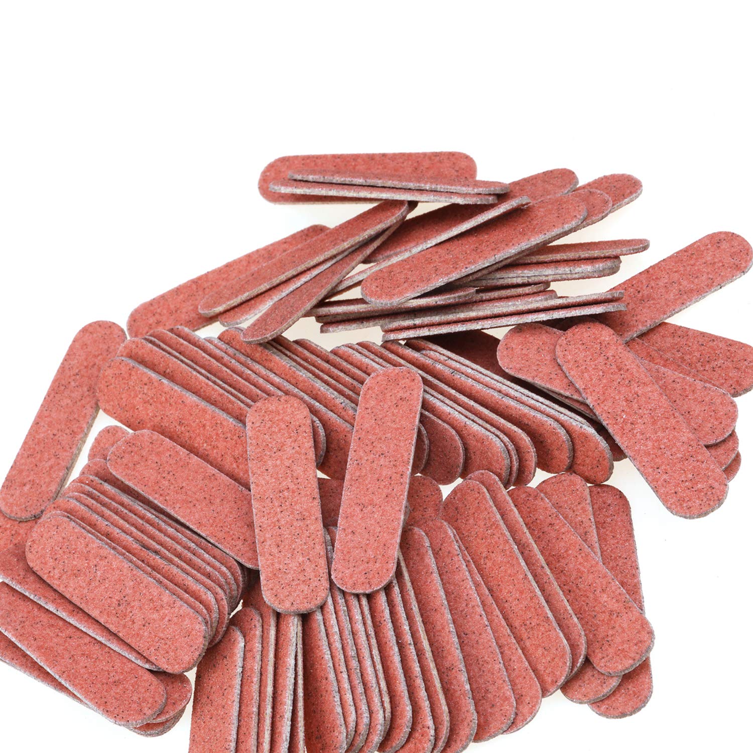 100 Pcs Mini Nail Files Bulk, Mwoot Disposable Double