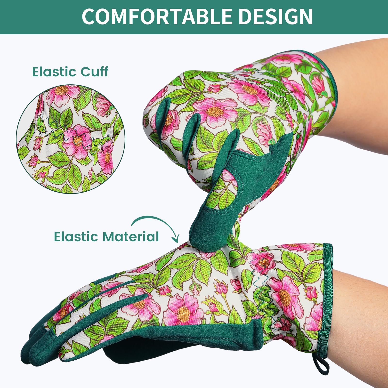 Pleneal Gartenhandschuhe Damen Gartenhandschuhe Leder Dornenhandschuhe Gartenhandschuhe Outdoor Schutzhandschuhe