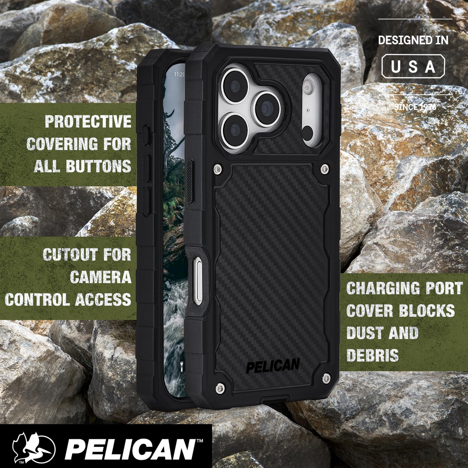 iPhoneアクセサリー Pelican Shield iPhone 17 Pro case Amazon.co.jp: Pelican Shield iPhone 17 Pro Max ケース [MagSafe対応
