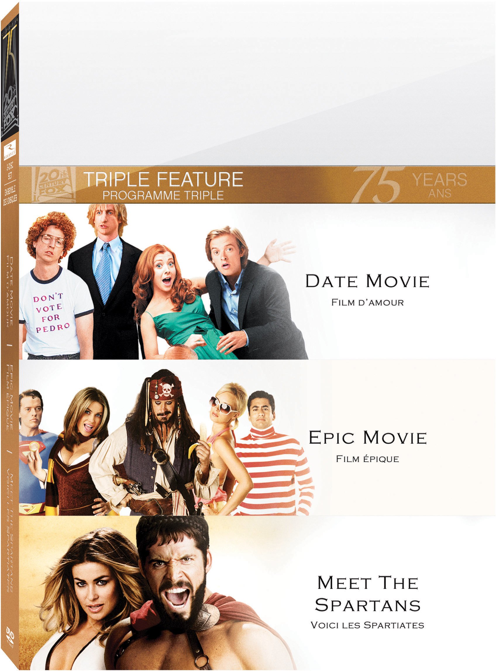 Meet The Spartans/Epic Movie/Date Movie [DVD]