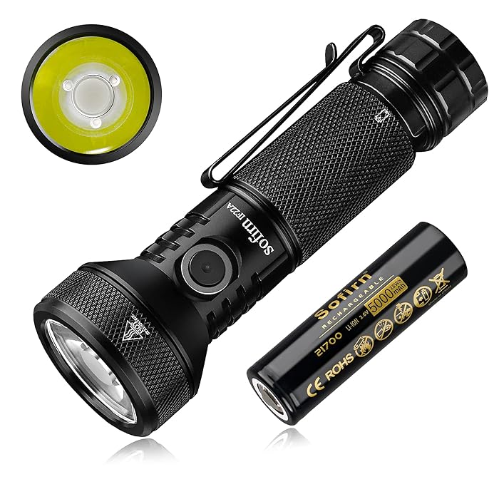 Buy Sofirn IF22A Powerful Rechargeable Flashlight, 2100 High Lumen 690m
