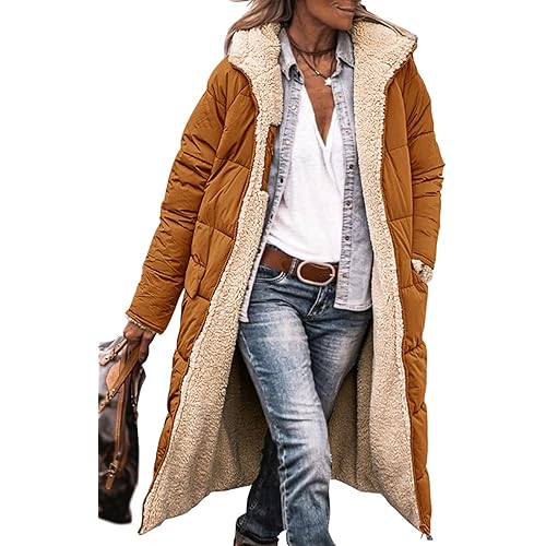 PRETTYGARDEN Women's 2025 Winter Fashion Clothes Oversized Shearling Fleece Long Coats Jackets