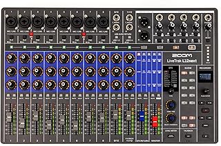 Zoom LiveTrak L12next デジタルミキサー&マルチトラックレコーダー ミュージシャン用 12チャンネル、32ビットフロートマスター、96kHzでの14トラック録音、エフェクト、オーディオインターフェイス、シーン、パーソナルモニタリング