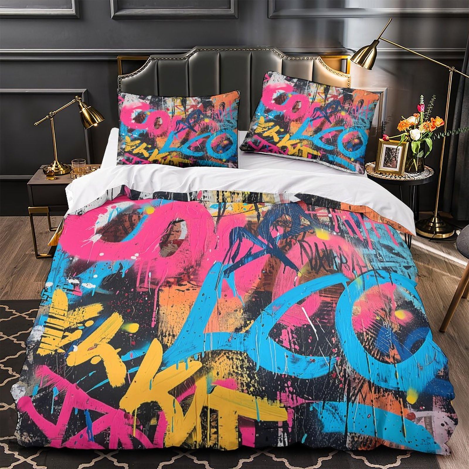 Housse de couette oiseaux éclatants pour sublimer votre lit king