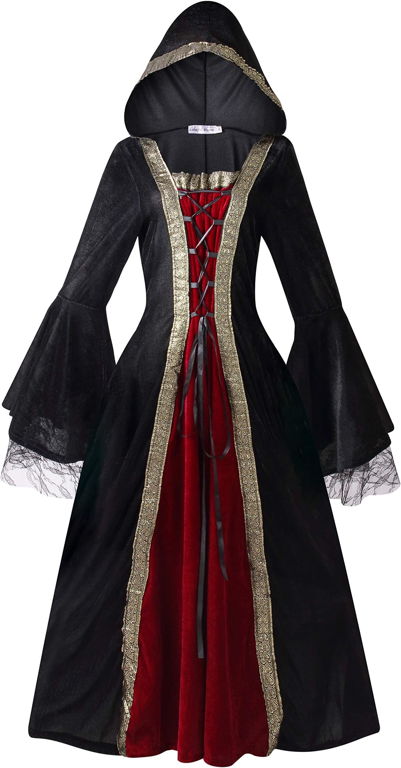 Womens Medieval Renaissance Princess Retro Gown Cosplay Costume Dress