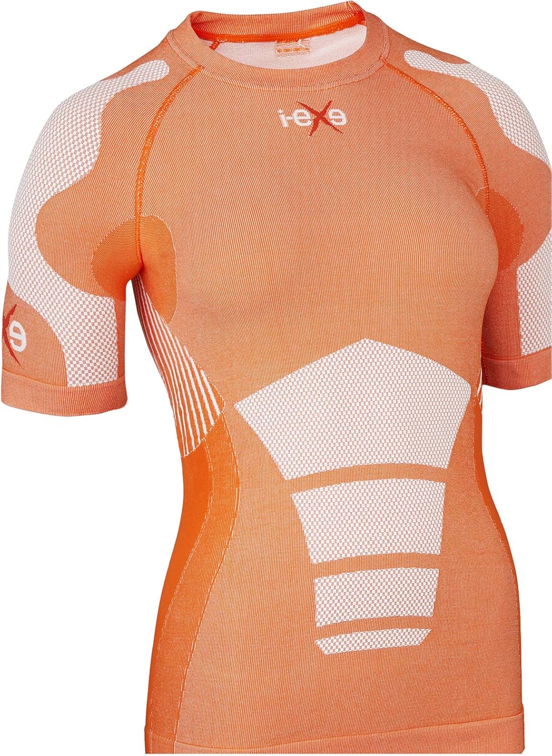 I-EXE Men's & Women's Compression Shirt, Short & Long Sleeve Gym Tee for Workout, Exercise, and Recovery