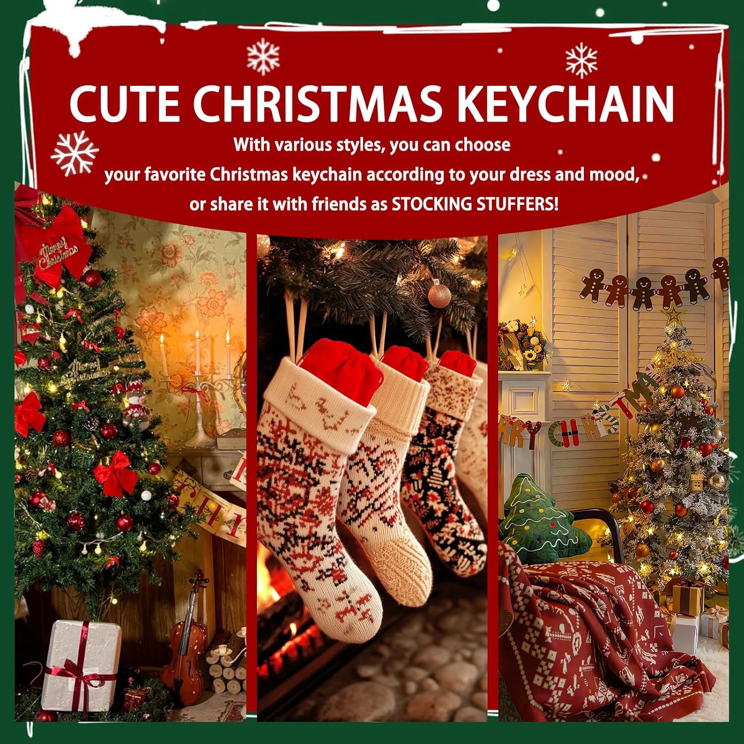 Charming Stocking Stuffers: The Perfect Keychain Gifts for Christmas Celebrations!