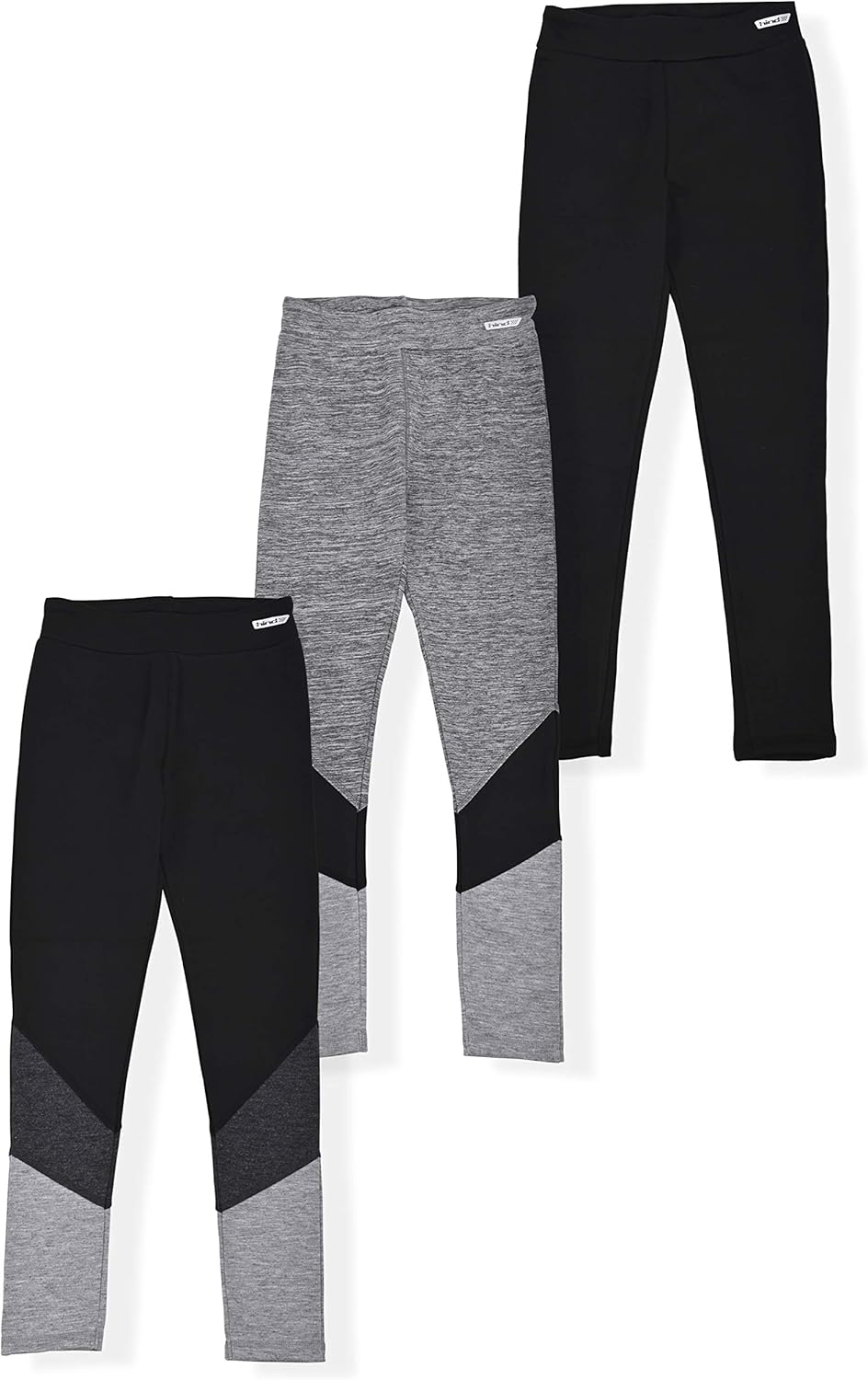 Hind 3-Pack Girls Fashion Active Leggings Workout Clothes for Kids Athletic Sports: Clothing