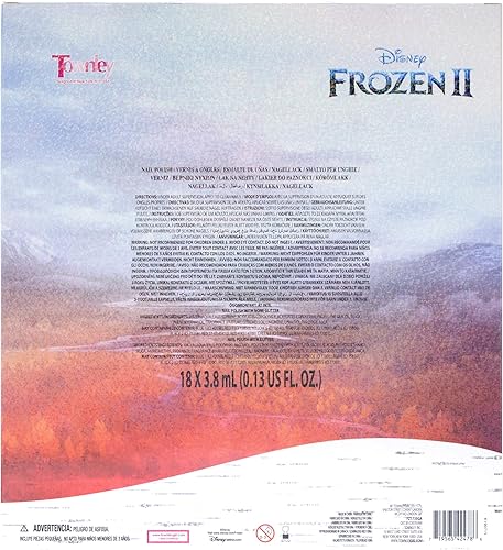 Miniatura 8 de Townley Girl Disney Frozen 2 - Juego de esmaltes de uñas no tóxicos para niñas, colores brillantes y opacos, a partir de 3 años (paquete de 18